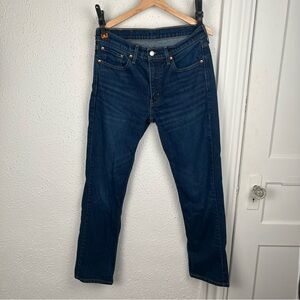 Levi's 514 Dark Blue Straight Jeans